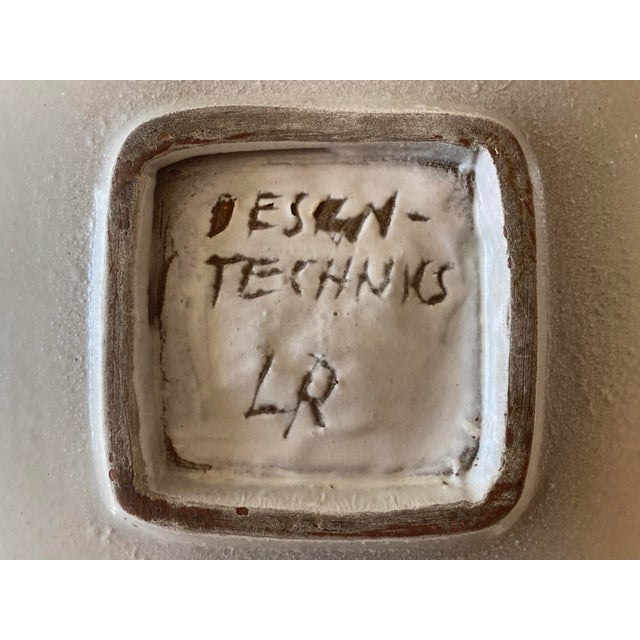 1940s 1940s Lee Rosen for Design-Technics Pottery Plate For Sale - Image 5 of 8
