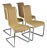 B20 Cane and Chrome Cantilever Dining Chairs by Axel Bruchhäuser for Tecta Set of 4, 1990s, Set of 4 For Sale
