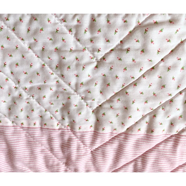 Vintage 80s Sunbonnet Sue Queen Embroidered Quilt For Sale - Image 10 of 12