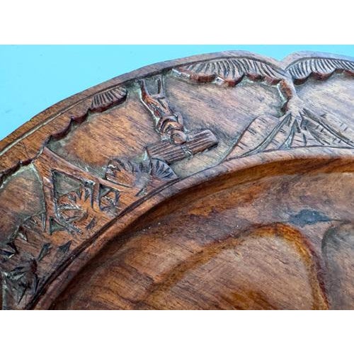 Minimalist Vide Poche in Wood, 1950s For Sale - Image 4 of 11