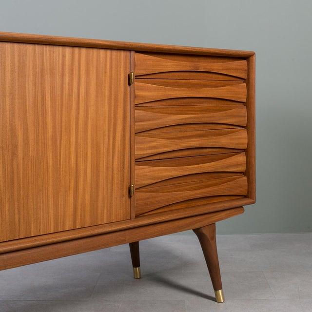 Scandinavian Mid-Century Modern Sideboard in Teak by Sven Andersen For Sale - Image 5 of 15