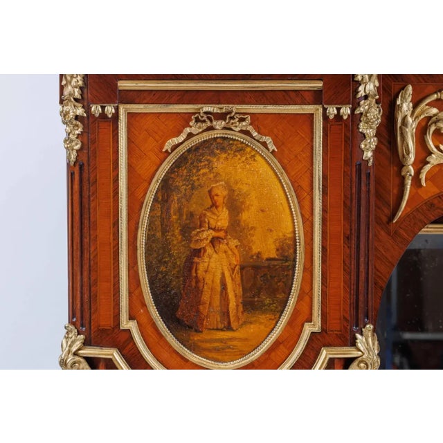 A French Ormolu Mounted Kingwood and Vernis Martin Console Table, Circa 1880 For Sale - Image 11 of 14