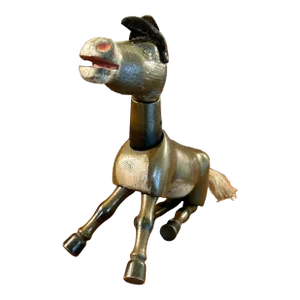 1900’s, Children’s Wooden Toy, Poseable, Schoenhut Circus Donkey