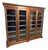 Large English Bookcase in Walnut For Sale
