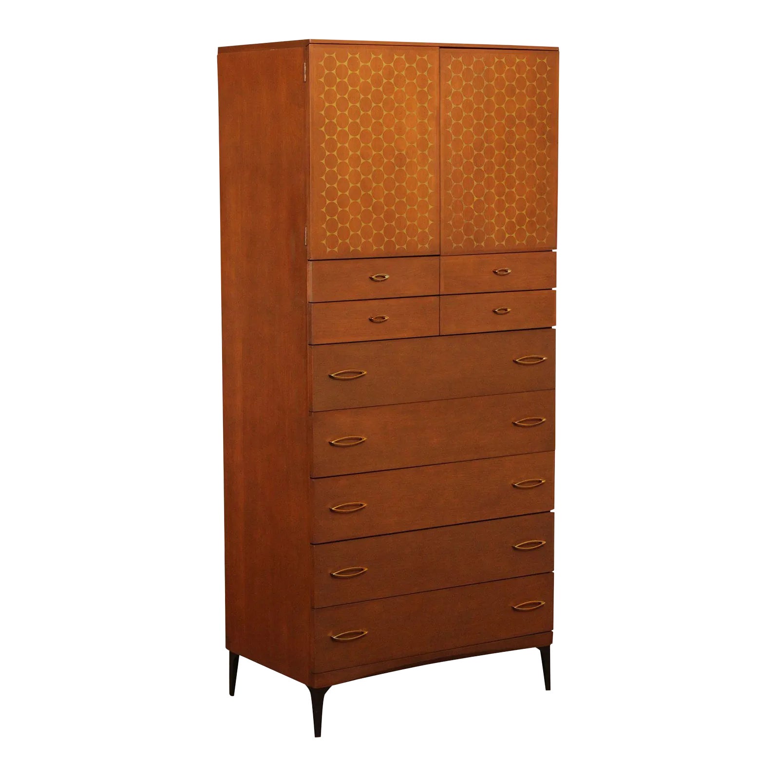 Carl Otto For Heywood Wakefield 'Contessa' Armoire Chest of Drawers