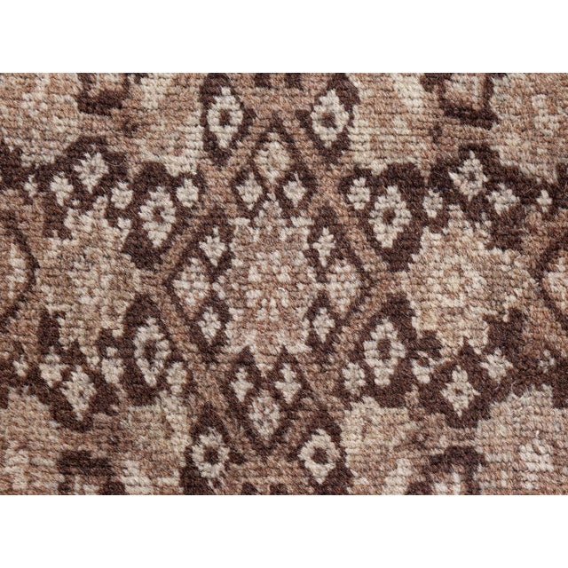 Antique Persian Tabriz Handmade Wool Carpet For Sale - Image 11 of 13