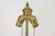 Blue and White Mid Century Studio Pottery Table Lamp With Sailing Motif and Dual Pull Chain Lights For Sale - Image 9 of 12