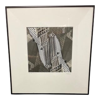 Christian Tuempling Double Chrysler 1997 Black and White Photograph Artist Signed For Sale