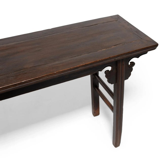 Early 20th Century Chinese Offering Table with Ruyi Spandrels, C. 1900 For Sale - Image 5 of 6