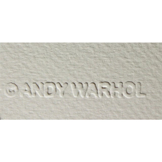 Black Andy Warhol Marilyn Monroe Signed Lithograph Limited # 22/125 Pop Art For Sale - Image 8 of 9
