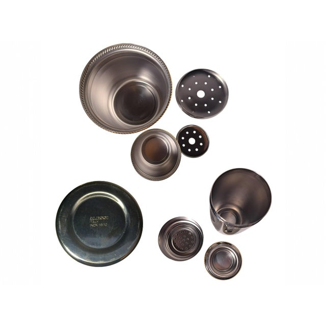 Alessi Mercurio Barware Set in Stainless Steel, 1970s, Set of 5 For Sale - Image 6 of 11