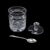 This is a vintage jam jar. An English, cut glass preserve or condiment pot with silver plated spoon, dating to the mid...