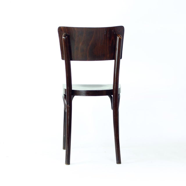 Wood Bentwood Chair, Former Czechoslovakia, 1950s For Sale - Image 7 of 10