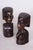 Vintage African Bookends in Lacquered Ebony, 1920s, Set of 2 For Sale - Image 4 of 11