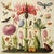 French Country Insects and Flowers – Natural History Fine Art Print For Sale - Image 3 of 4