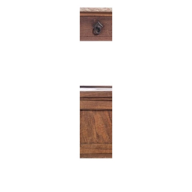 Portuguese Bedside Table in Chestnut Wood For Sale - Image 6 of 8
