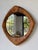 Vintage French Riviera Wicker-Framed Mirror, 1960s For Sale - Image 9 of 18