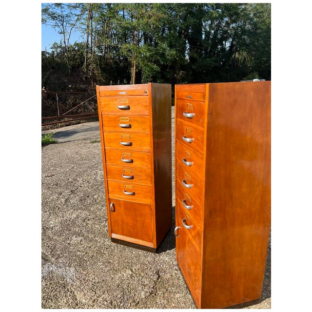Vintage Chest of Drawers, 1950s, Set of 2 For Sale - Image 3 of 18