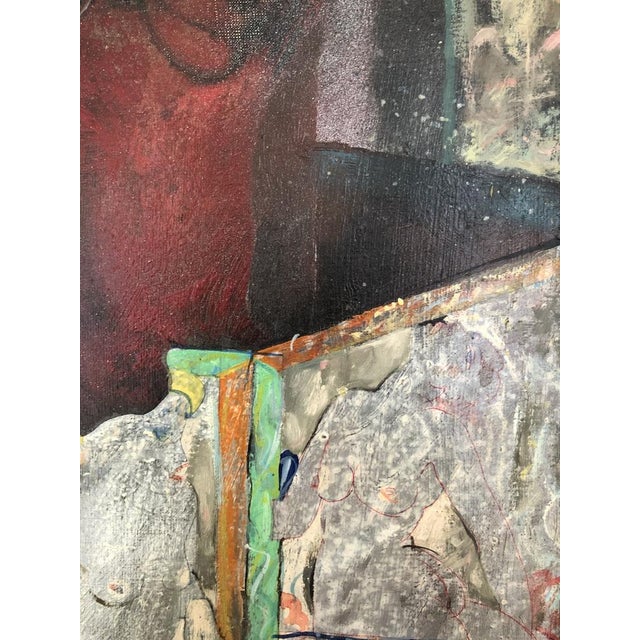 Luc Michel Schüpfer, Les trois poupées, Oil on Canvas For Sale - Image 6 of 8