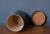 1970s Vintage Black Leather Organizing Cylinder Storage Container Bins, Italy 1970's For Sale - Image 5 of 12