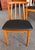 1960s Set of Four Low Profile Mid Century Modern Teak Frame Dining Chairs c.1960 For Sale - Image 5 of 5