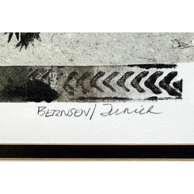 About the Artists Collaboration: Bernsen and Tunick began working together in a community college printmaking class in...