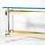 Mid-Century X Form Polished Brass & Lucite Console Table by Karl Springer For Sale - Image 14 of 14