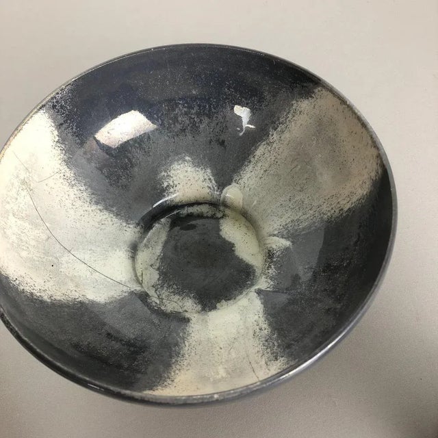 Grey Ceramic Studio Pottery Vases from Otto Keramik, Germany, 1980s, Set of 3 For Sale - Image 11 of 18