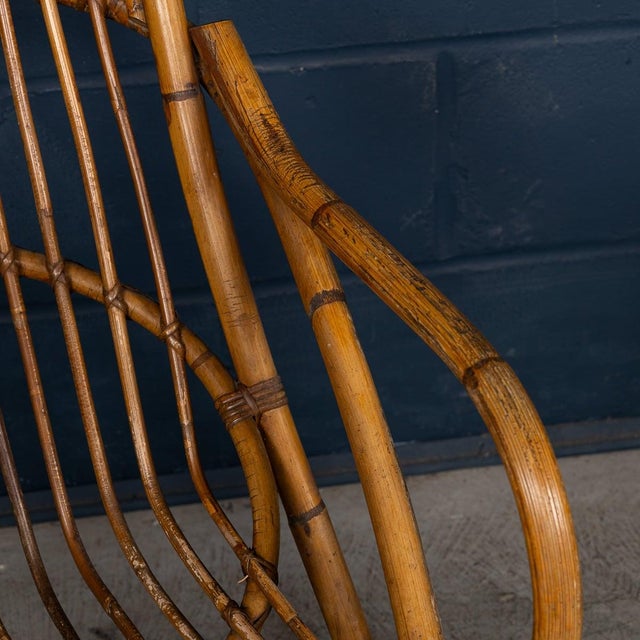 Set of Vintage Italian Wicker Armchairs by Tito Agnoli, 1960 For Sale - Image 12 of 18