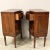 18th Century Louis XVI Italian Bedside Tables in Walnut, Set of 2 For Sale - Image 3 of 13