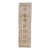 1970s Vintage Handmade Wool Cotton Beige Runner Rug For Sale