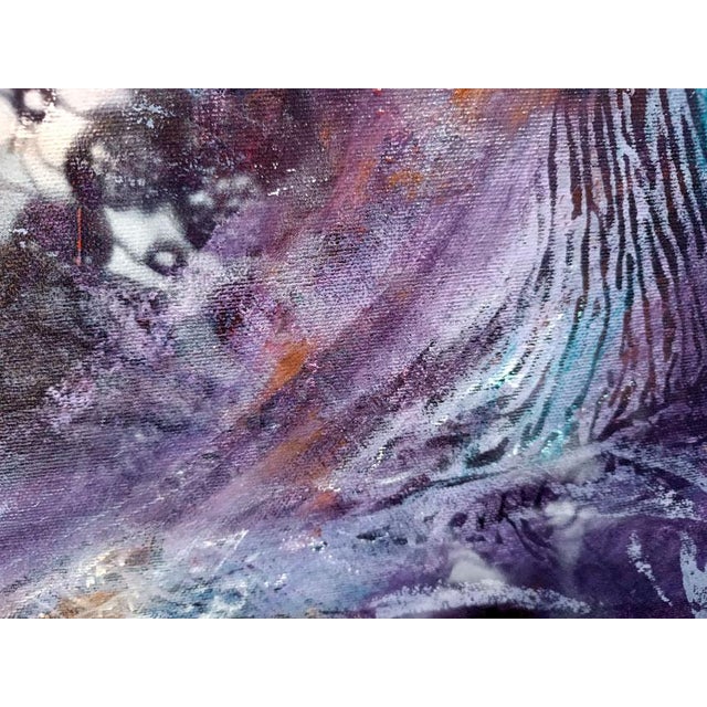 Ovidiu Kloska, Angel Waiting, Acrylic on Canvas For Sale - Image 4 of 8