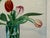1990s Sally Baker Red Tulips in Vase I/P Artwork, Signed For Sale - Image 5 of 12