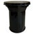 Rl 06 Round Side Table in Licorice Glossy Varnished Aluminum by Caspal For Sale - Image 12 of 12