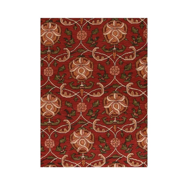 Traditional Sumak Manchoria Rug 10'0'' X 14'0'' For Sale - Image 3 of 3