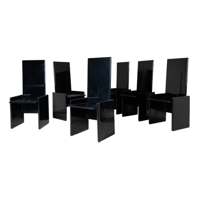 Kazuki Chairs by Kazuhide Takahama for Simon International, 1970s, Set of 6 For Sale