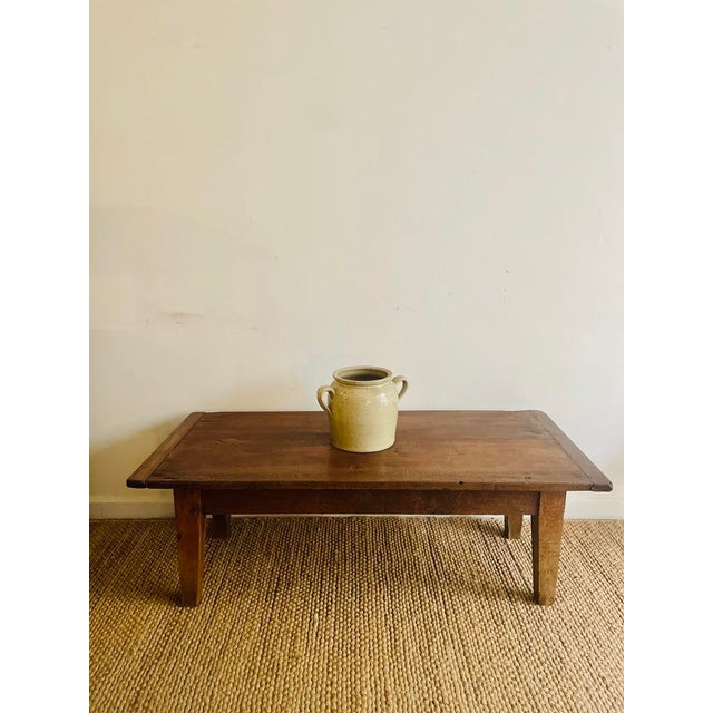 French Farmhouse Coffee Table in Oak For Sale - Image 12 of 12