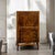 French Walnut Secretary, Denmark, 1950s, in Good conditions. Designed 1920 to 1949