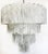 Glass Large Vintage Murano Glass Tiered Chandelier with 78 Alabaster White Glasses, 1990s For Sale - Image 7 of 17