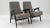 Mid-Century Modern 1960s Czech Grey Upholstered Armchairs, A Pair For Sale - Image 3 of 12