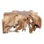 Square 36" Inch Organic Teak Root Coffee Table 53 For Sale