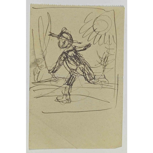 Break Free is a drawing artwork realized by Gabriele Galantara artist in the early 20th century China ink on paper Good...