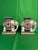 Mid 20th Century Pair of Polychrome Ceramic Elephant Plant Stands With Shou Medallions For Sale - Image 4 of 7