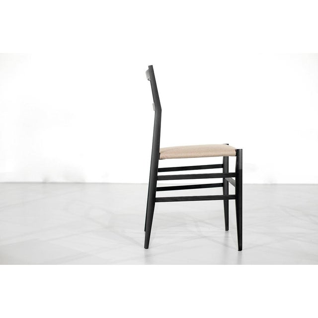 Wooden Superleggera Chairs by Gio Ponti for Cassina, Italy, 1957, Set of 10, in Very Good conditions. Designed 1950 to 1959