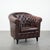 English-Style Chesterfield Club Chair in Cowhide Leather For Sale - Image 15 of 15