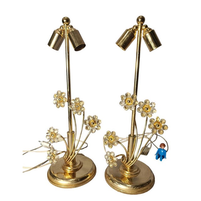 Metal Table Lamps from Palwa, 1950s, Set of 2 For Sale - Image 7 of 8