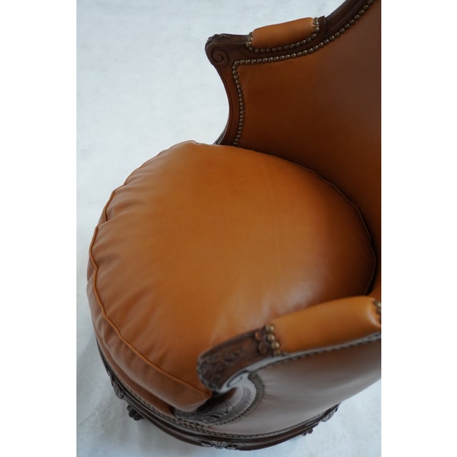 Mid 19th Century French Louis XV Swivel Chair by J Nelson For Sale - Image 14 of 17