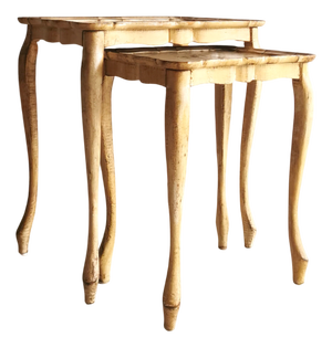 Florentine Nesting Tables, Italy, 1960s, Set of 2