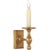 Single Library Classic Sconce in Hand-Rubbed Antique Brass Designer: Chapman & Myers Height: 8" Extension: 6" Backplate:...