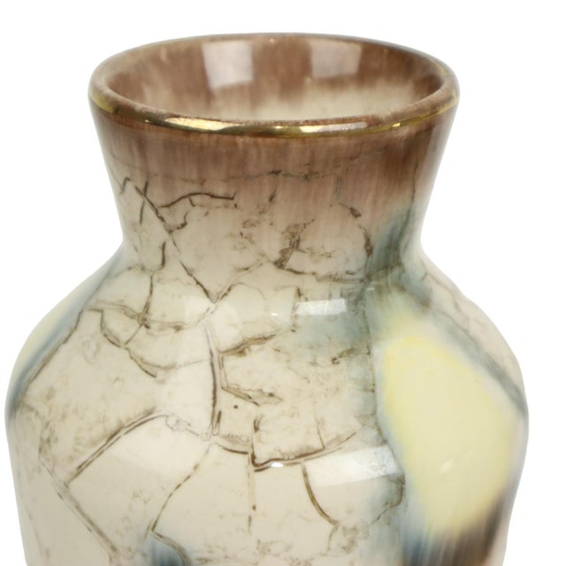 West German Vases with Abstract Marble Pattern by Bay Keramik, 1960s, Set of 2 For Sale - Image 4 of 11